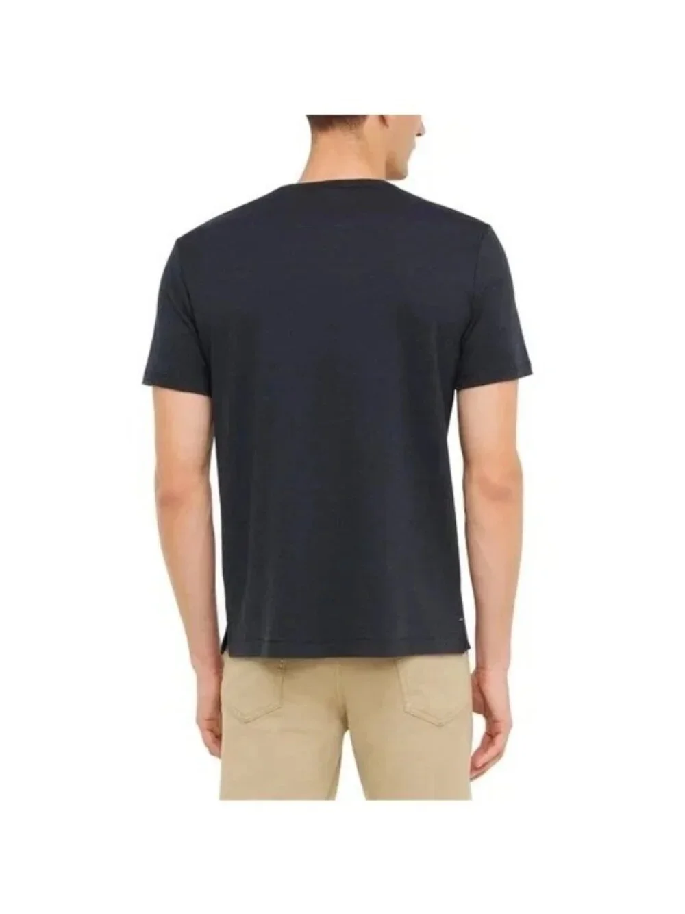 NWOT Banana Republic Men's XXL Luxe Touch Tee 100% Cotton Black